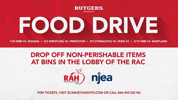 Help Rah Fight Hunger At Four Athletic Games